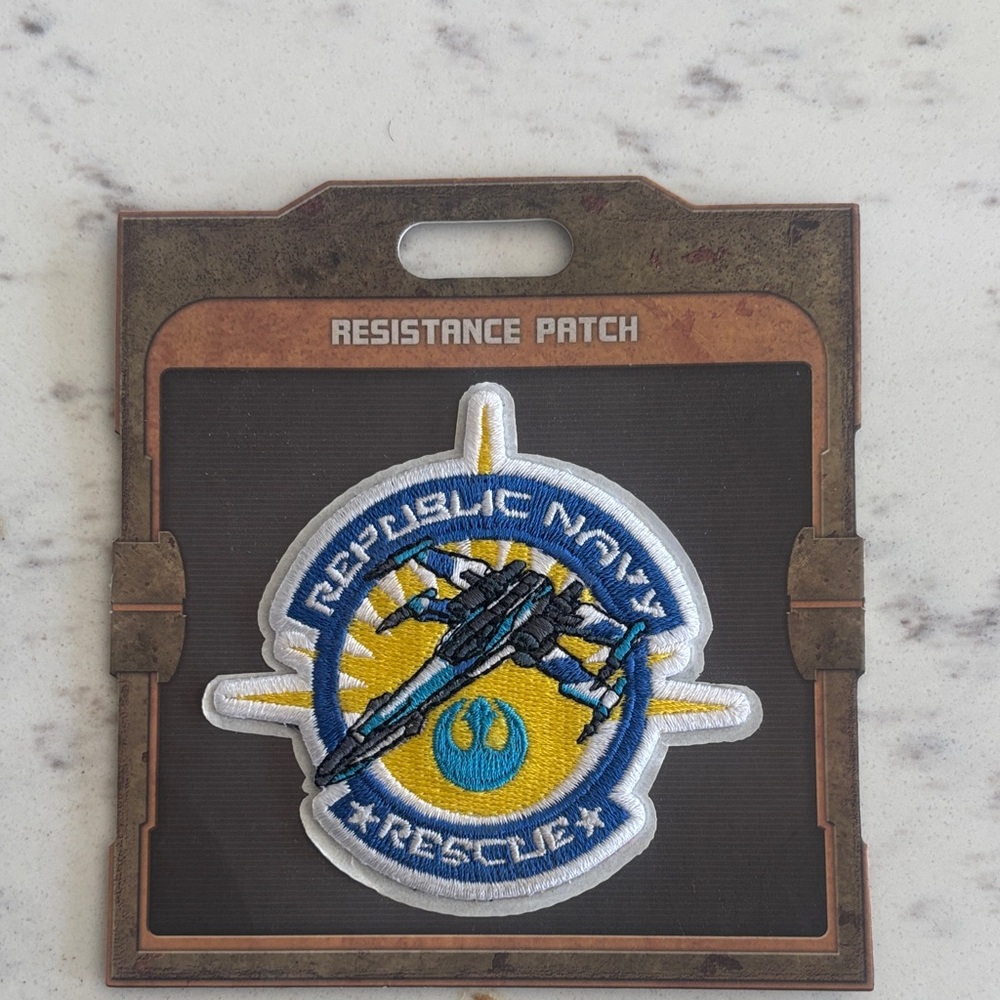 NWT Star Wars Galaxy’s Edge Resistance Patch Republic Navy Rescue
